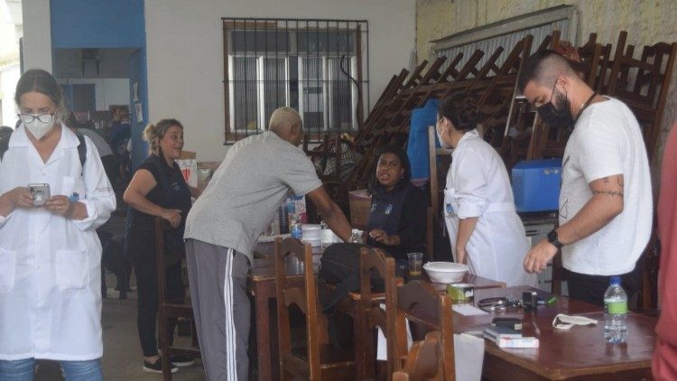 Famílias abrigadas nas Paróquias em Petrópolis 