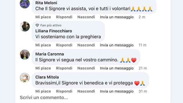 I commenti su Facebook