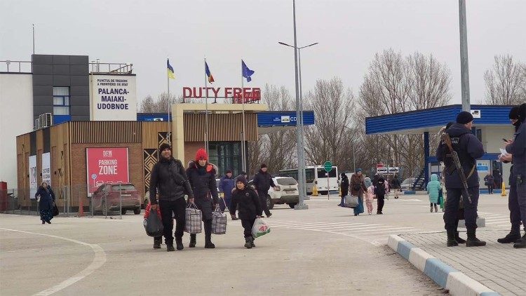 The border between Moldova and Ukraine