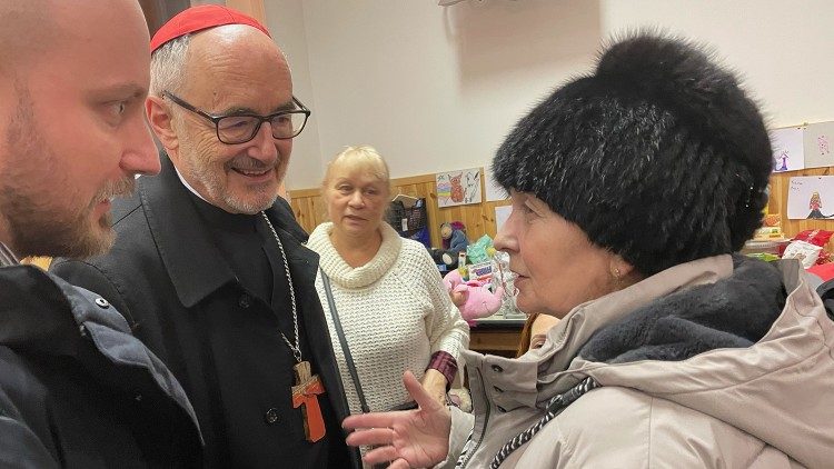 Il cardinale Czerny durante la sua missione dell'8-11 marzo in Ungheria