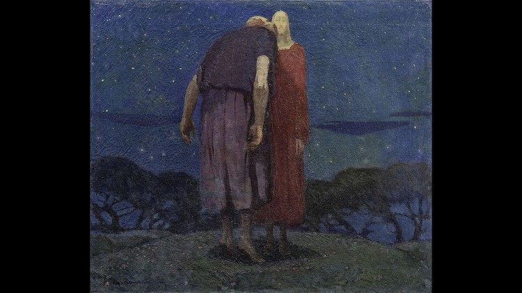 Giuseppe Montanari, Il bacio di Giuda, 1918, olio su tela, 80 x 96, Città del Vaticani, Musei Vaticani