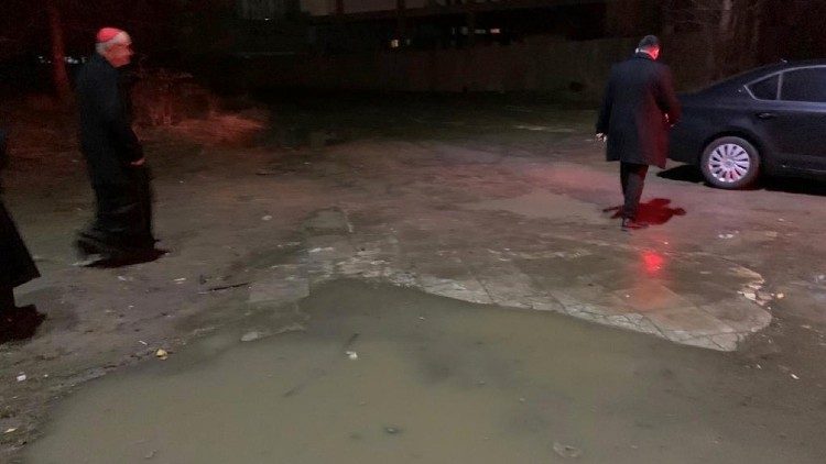 Czerny besucht Flüchtlinge in der ukrainischen Stadt Uzhorod