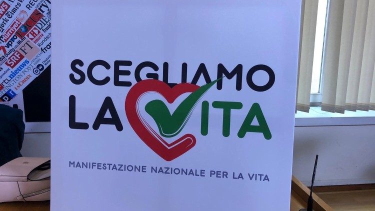 Logo della manifestazione per la vita
