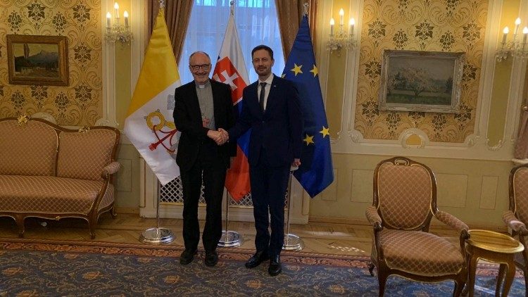 Il cardinale Czerny e il premier Heger