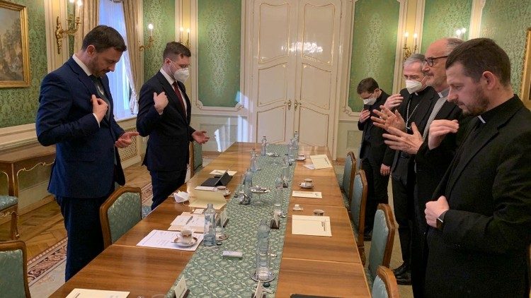 Il momento di preghiera 