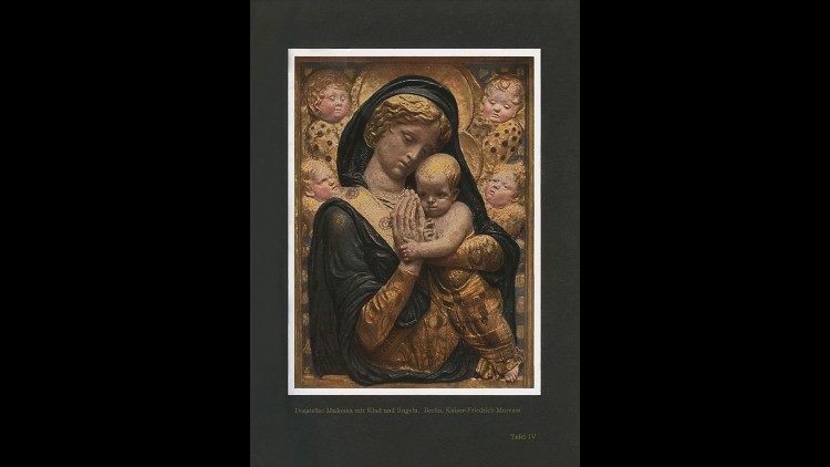 Donatello, Madonna col Bambino e angeli, 1440-1445 circa, Berlino, Staatliche Museen, Skulpturensammlung und Museum für Byzantinische Kunst
