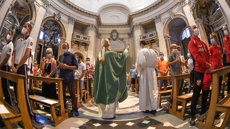 La Messa del Maratoneta del 2021, presieduta dal cardinal Gianfranco Ravasi