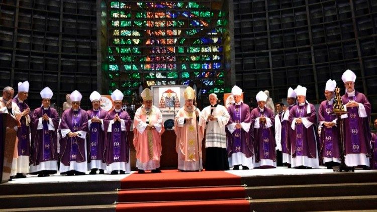 Celebração na Catedral do Rio de Janeiro