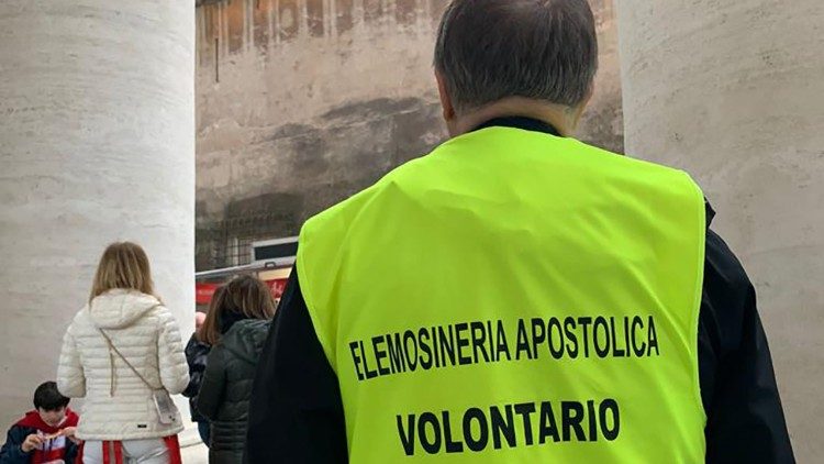 Anche i volontari dell'Elemosineria Apostolica hanno partecipato all'evento
