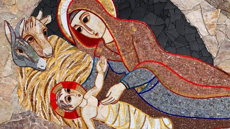 Mosacis by Fr. Rupnik at the Shrine of Our Lady of Ta'Pinu