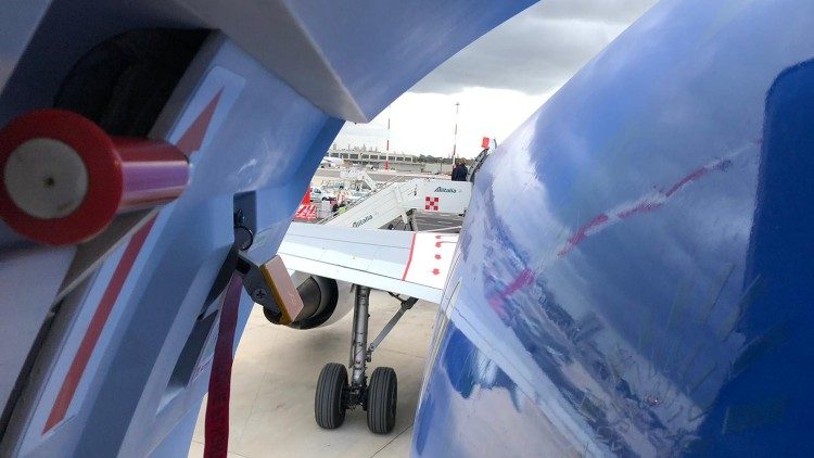 Abflug von Roma Fiumicino