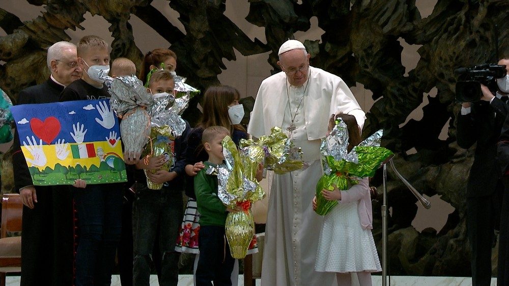 Общая аудиенция в Ватикане 6 апреля 2022 г.