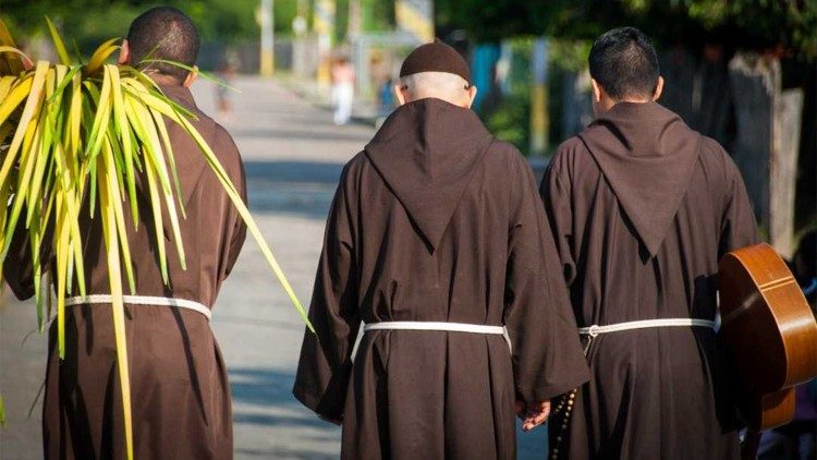 Capuchinhos reunidos em São Paulo