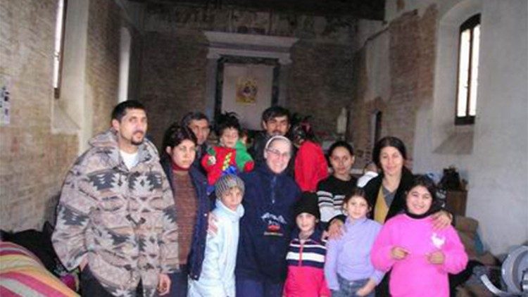La pequeña iglesia de los Santos Felipe y Santiago, a menudo lugar de refugio