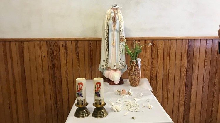 La statua della Vergine 