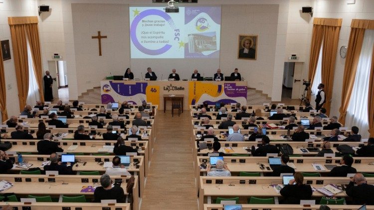 I lavori del Capitolo nell'aula magna, dal 2 al 22 maggio