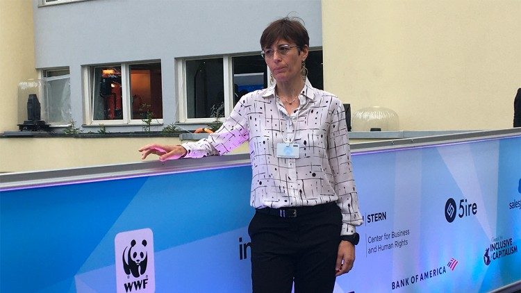 Marta Guglielmetti a Davos 