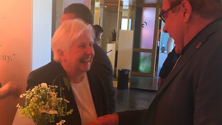 Sr. Patricia Murray, UISG Executive Secretary, at Davos