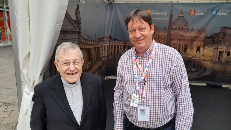 Auch Kardinal Kasper konnten wir bei uns begrüßen