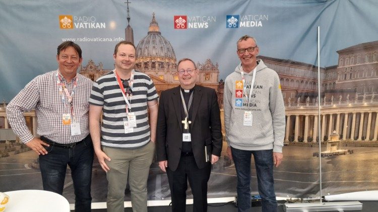Auch Bischof Bätzing hat uns schon am Radio-Vatikan-Stand besucht