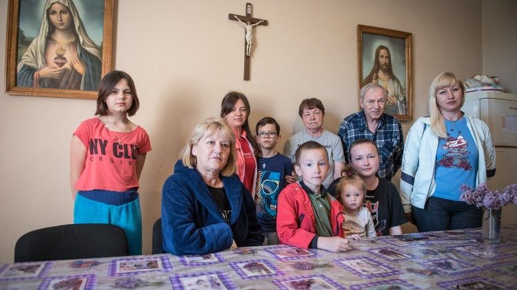 Geflüchtete Familien in Uschhorod