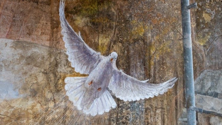 Particolare dell'affresco