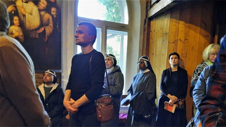 Lay people and religious sisters took part in the prayer