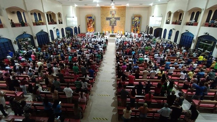 Os participantes do IV Encontro da Igreja Católica na Amazônia Legal