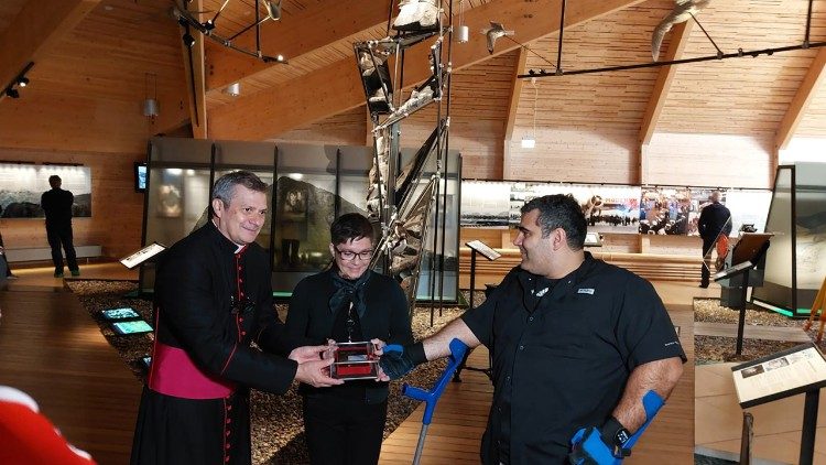 Un momento dell'iniziativa Arctic Walk for Climate Resilience and Food Security.