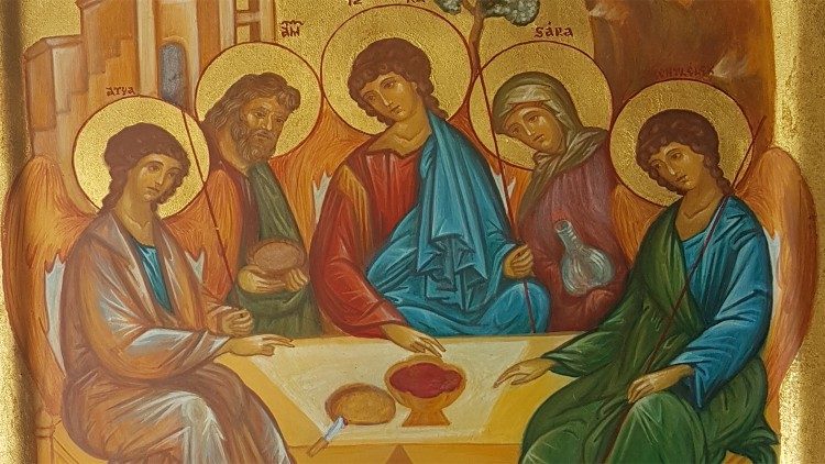 Trindade - ícone de padre Ferenc Janka