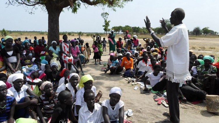 Missionário comboniano no Sudão do Sul