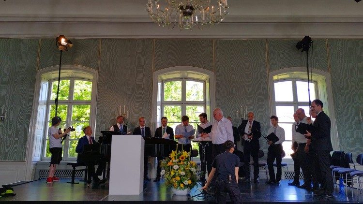 Beim Festakt in München