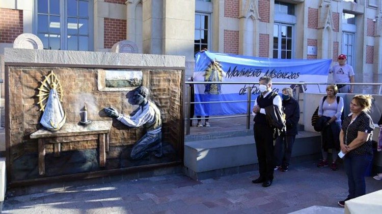 Sanctuaire de Lujan, en Argentine, le 20 mai 2022.