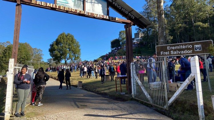 Entrada do Eremitério, em Flores da Cunha