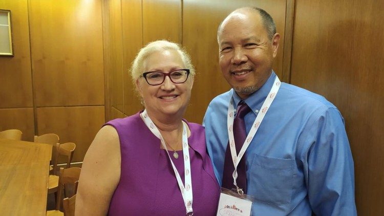 Dr. Christauria Welland and her husband Michael Akong
