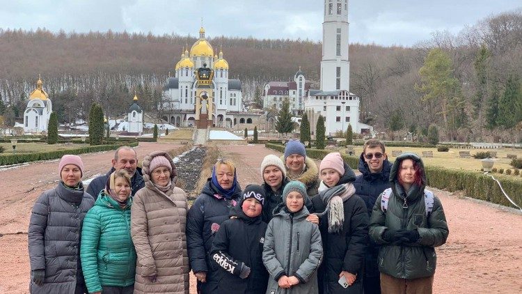 The Marian Shrine of Zarvanytsia, in Western Ukraine, welcoming displaced people feeing the war