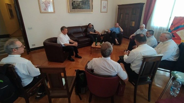 Grupo de bispos do Regional Noroeste e Norte1 da Confer&ecirc;ncia Nacional dos Bispos do Brasil (CNBB),