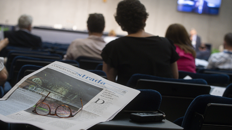 Una copia del giornale