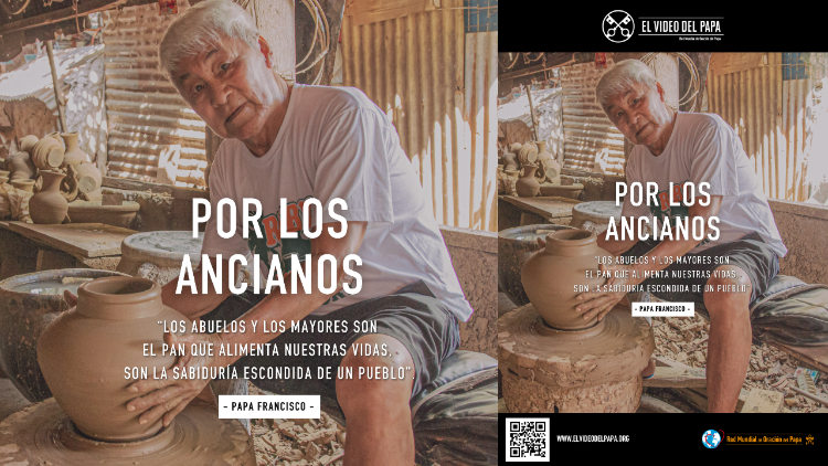 Francisco: "Las personas mayores tenemos a menudo una sensibilidad especial para el cuidado, la reflexión y el afecto".