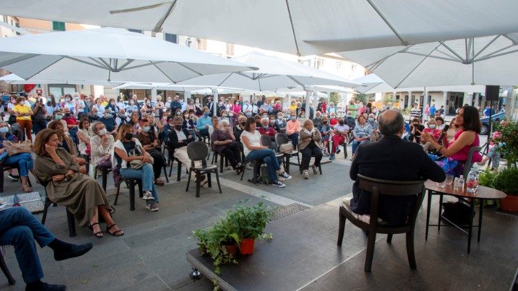 Incontro tra i protagonisti del cinema e il pubblico al Lecco Film Fest 2021. Foto di Stefano Micozzi