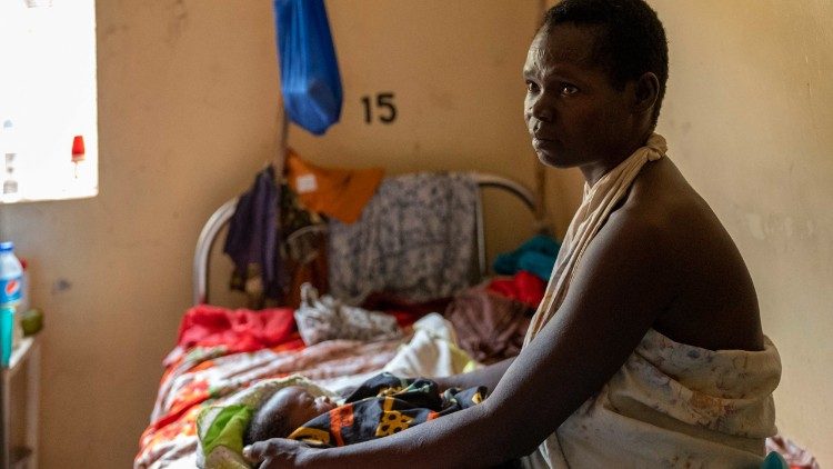 A patient at Rumbek Hospital