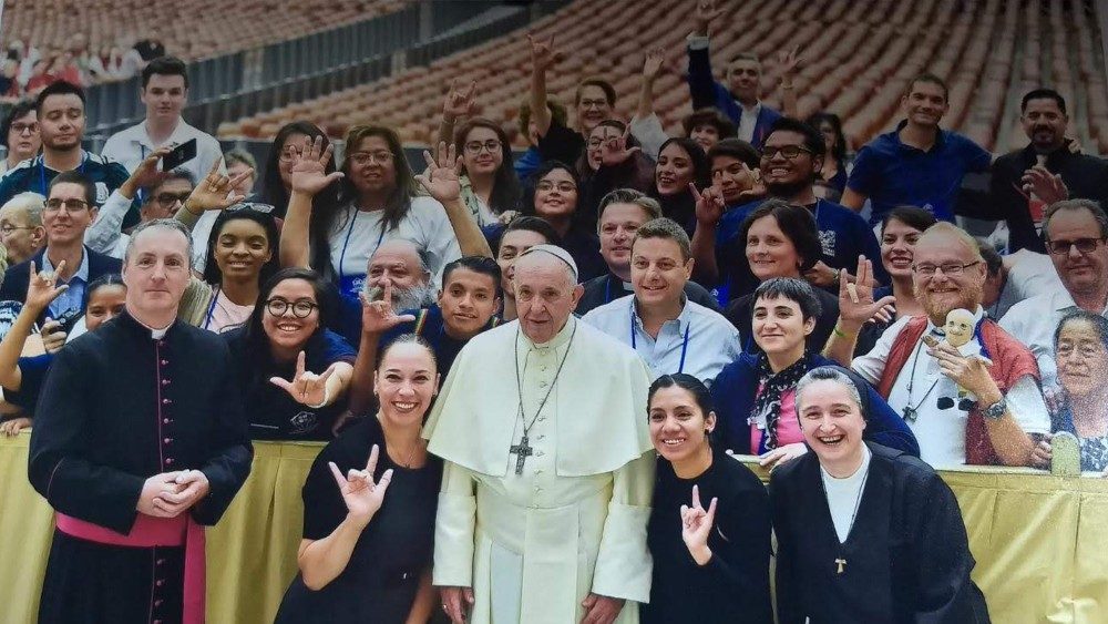 La organización tuvo la oportunidad de encontrarse con el Papa Francisco en 2018.