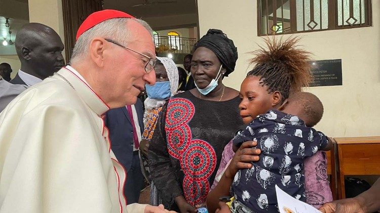 Parolin bei der Feier