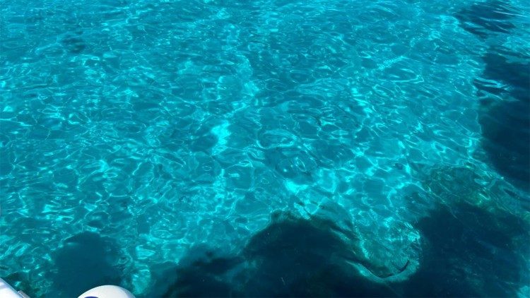 L'acqua di un mare pulito