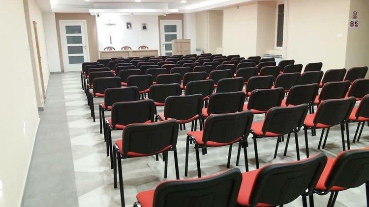 La sala dove si terranno lezioni e dibattiti 