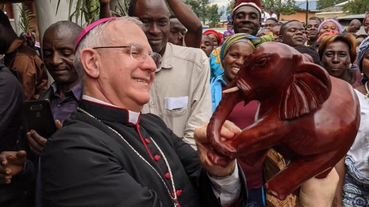 Mgr Julio Murat, Nonce apostolique au Cameroun et en Guinée Equatoriale, à l'occasion de sa visite dans le diocèse de Nkongsamba (8-11 juillet 2022)