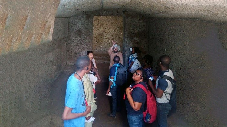 Des experts africains  lors de la formation sur protection du patrimoine culturel à Rome, en juin 2022.