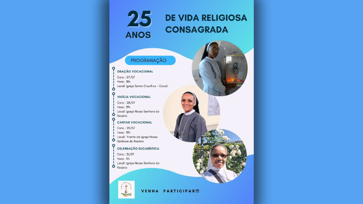 Cabo Verde - Três irmãs Orionitas comemoram 25 anos de vida religiosa.