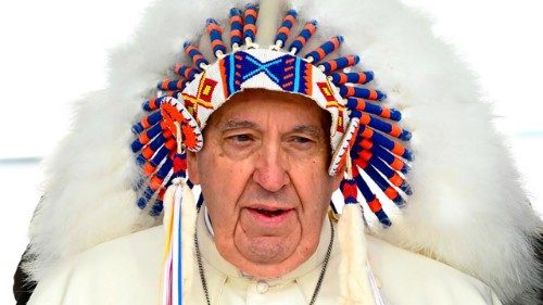 Wortlaut: Erste Rede von Franziskus in Kanada vor Indigenen