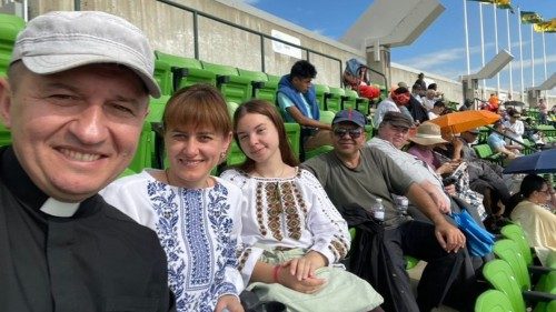 Українці на Святій Месі з Папою Франциском в Едмонтоні